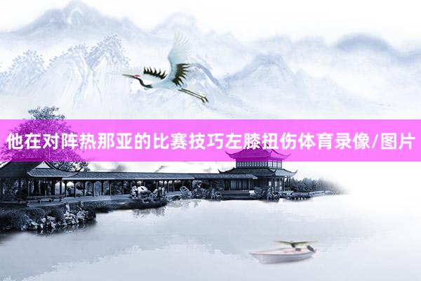 他在对阵热那亚的比赛技巧左膝扭伤体育录像/图片