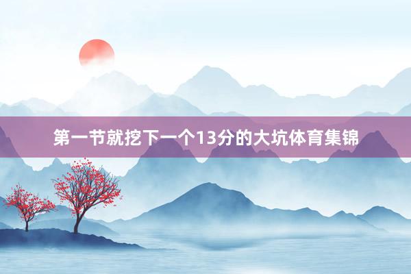 第一节就挖下一个13分的大坑体育集锦