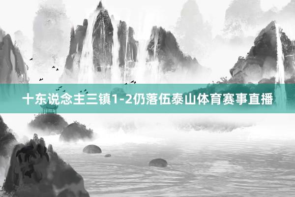 十东说念主三镇1-2仍落伍泰山体育赛事直播