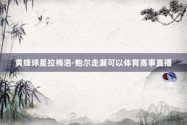 黄蜂球星拉梅洛·鲍尔走漏可以体育赛事直播
