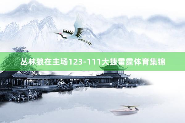 丛林狼在主场123-111大捷雷霆体育集锦