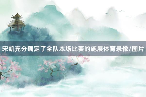 宋凯充分确定了全队本场比赛的施展体育录像/图片