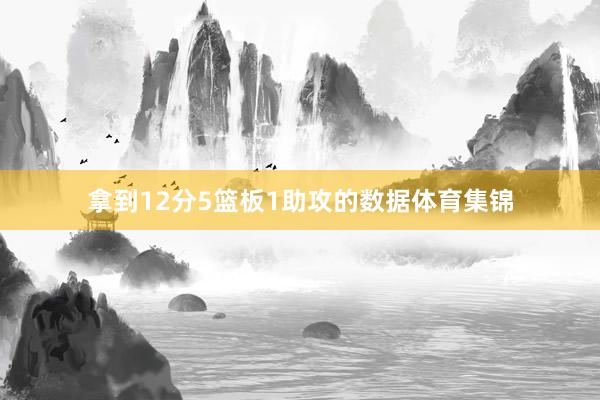 拿到12分5篮板1助攻的数据体育集锦