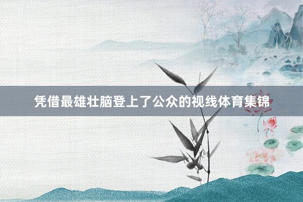 凭借最雄壮脑登上了公众的视线体育集锦