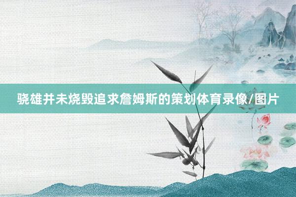 骁雄并未烧毁追求詹姆斯的策划体育录像/图片